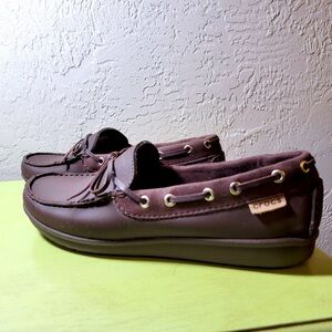 Women's Crocs-Loafers, Color‎ Brown, women's size 9W